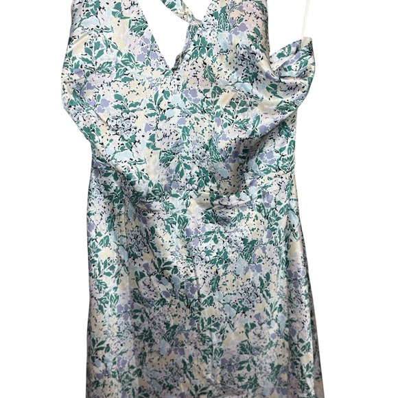 ASTR Sandrine Floral Halter Midi Dress Size Medium - Picture 4 of 8